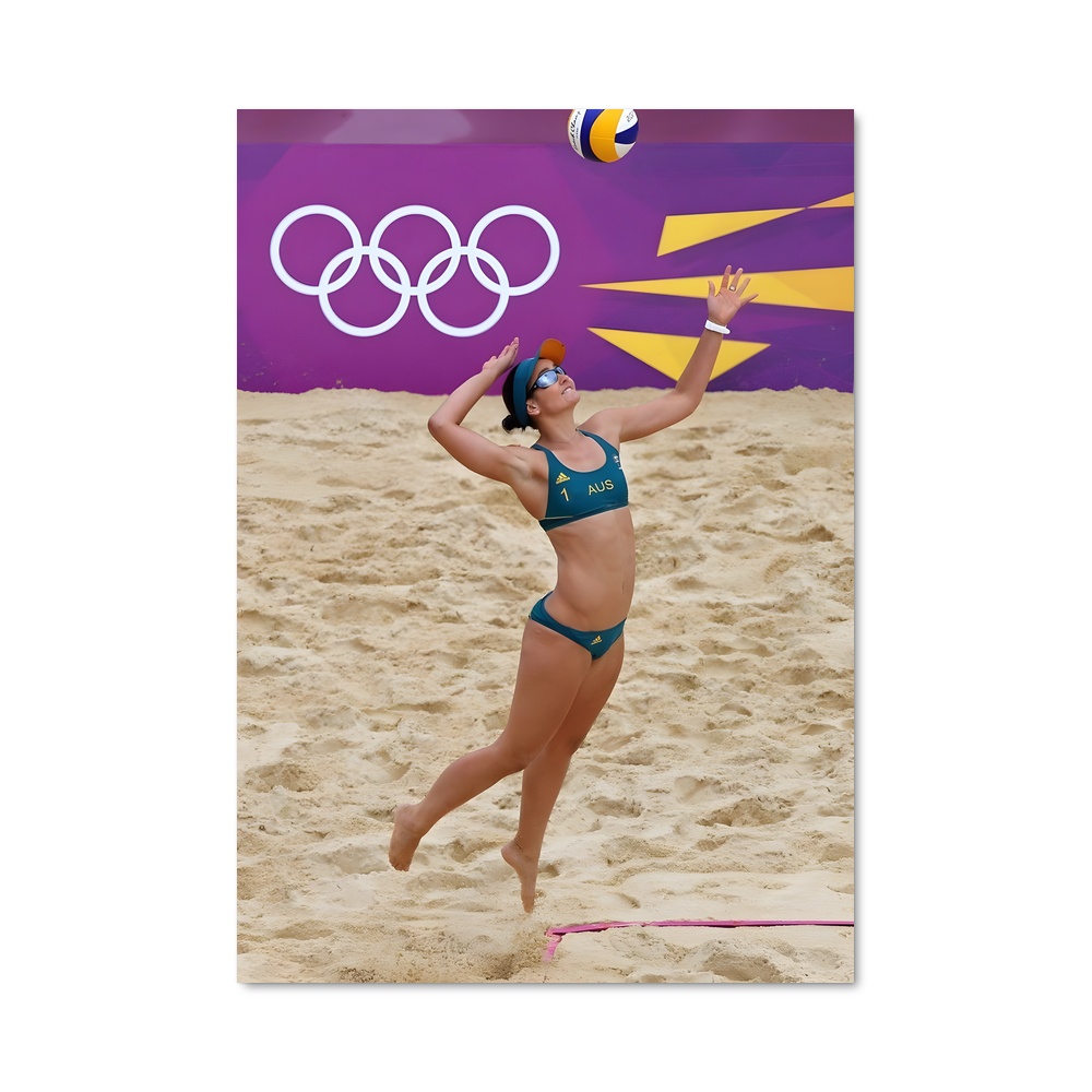 Poster Beach Volleyball Star